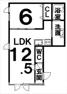 Clair(クレール)【1階】の間取り
